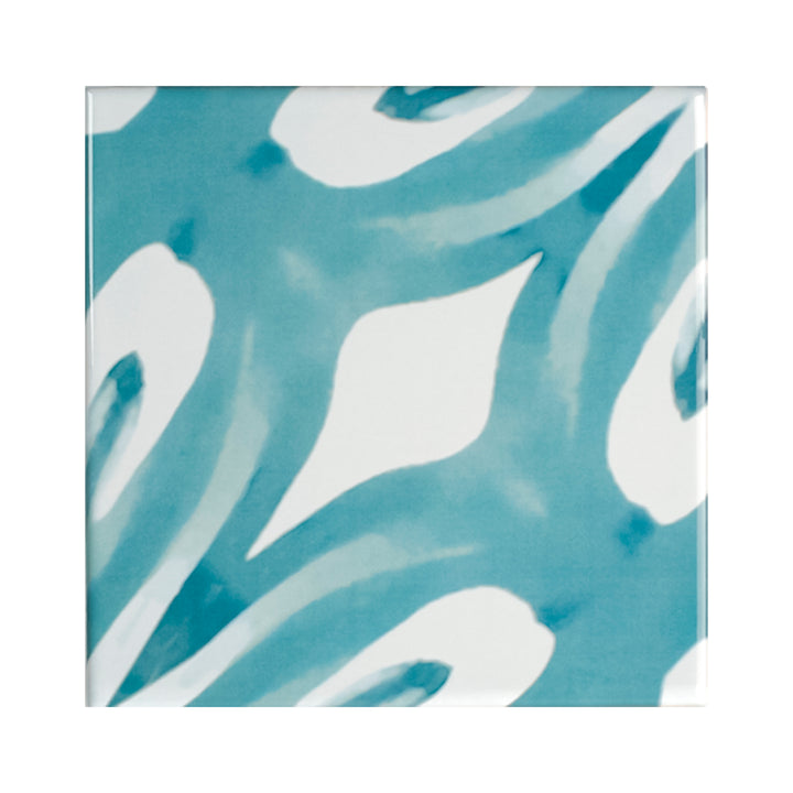 Aqua Watercolour Tiles -  FIRED INK Version