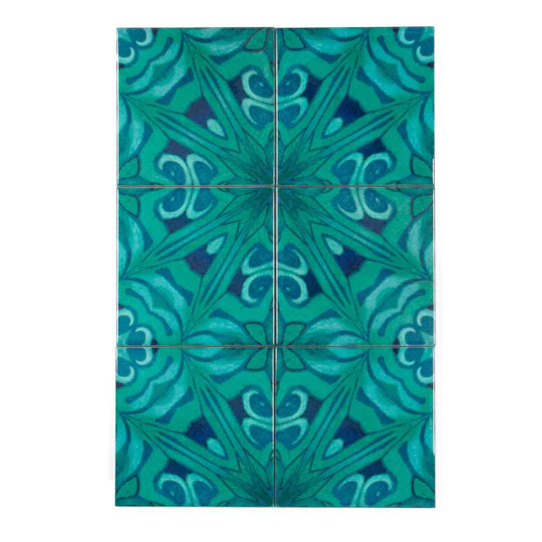 Agapanthus section tiles
