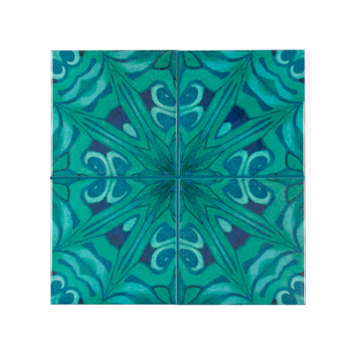 Agapanthus section tiles
