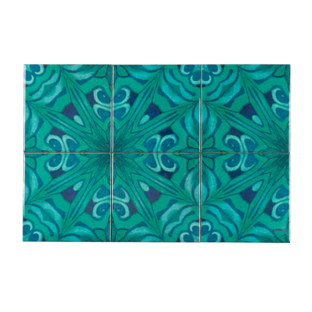 Agapanthus section tiles