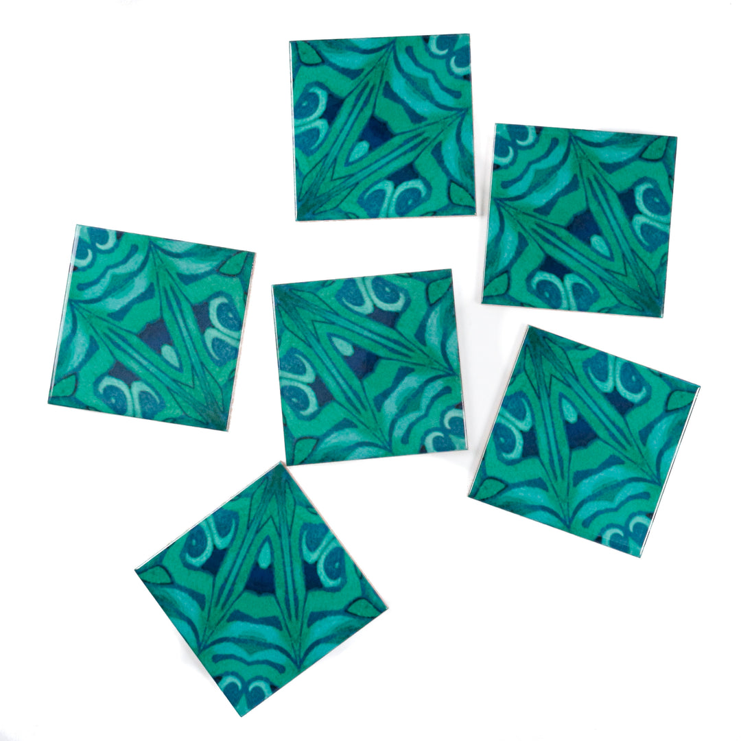 Agapanthus section tiles
