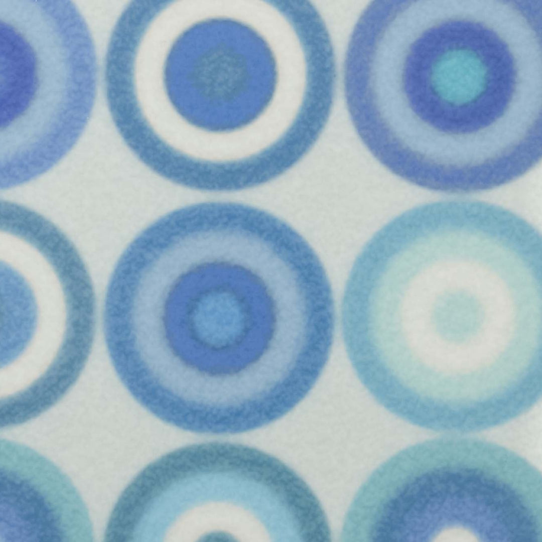 Turquoise Blue Circles Tile