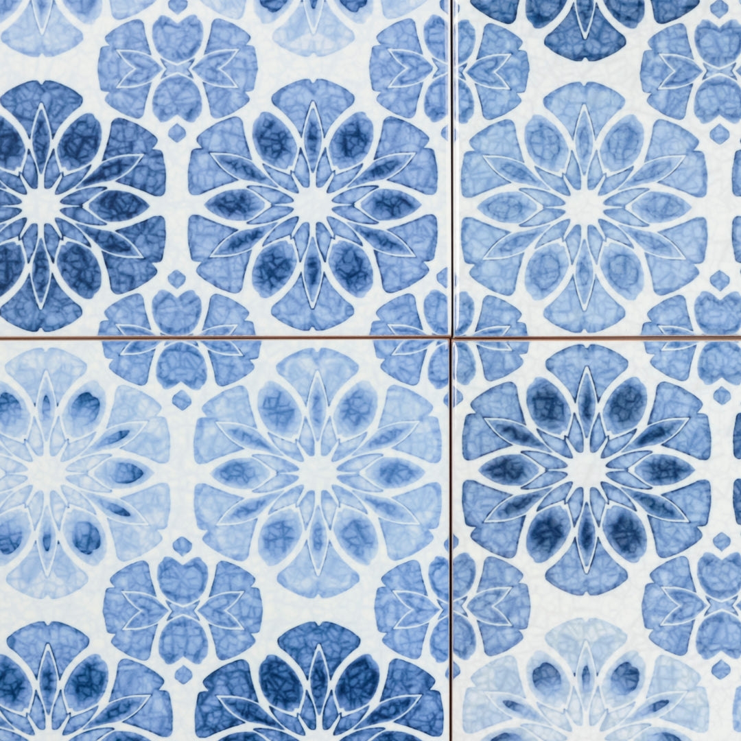 Vintage Denim Patchwork Tiles