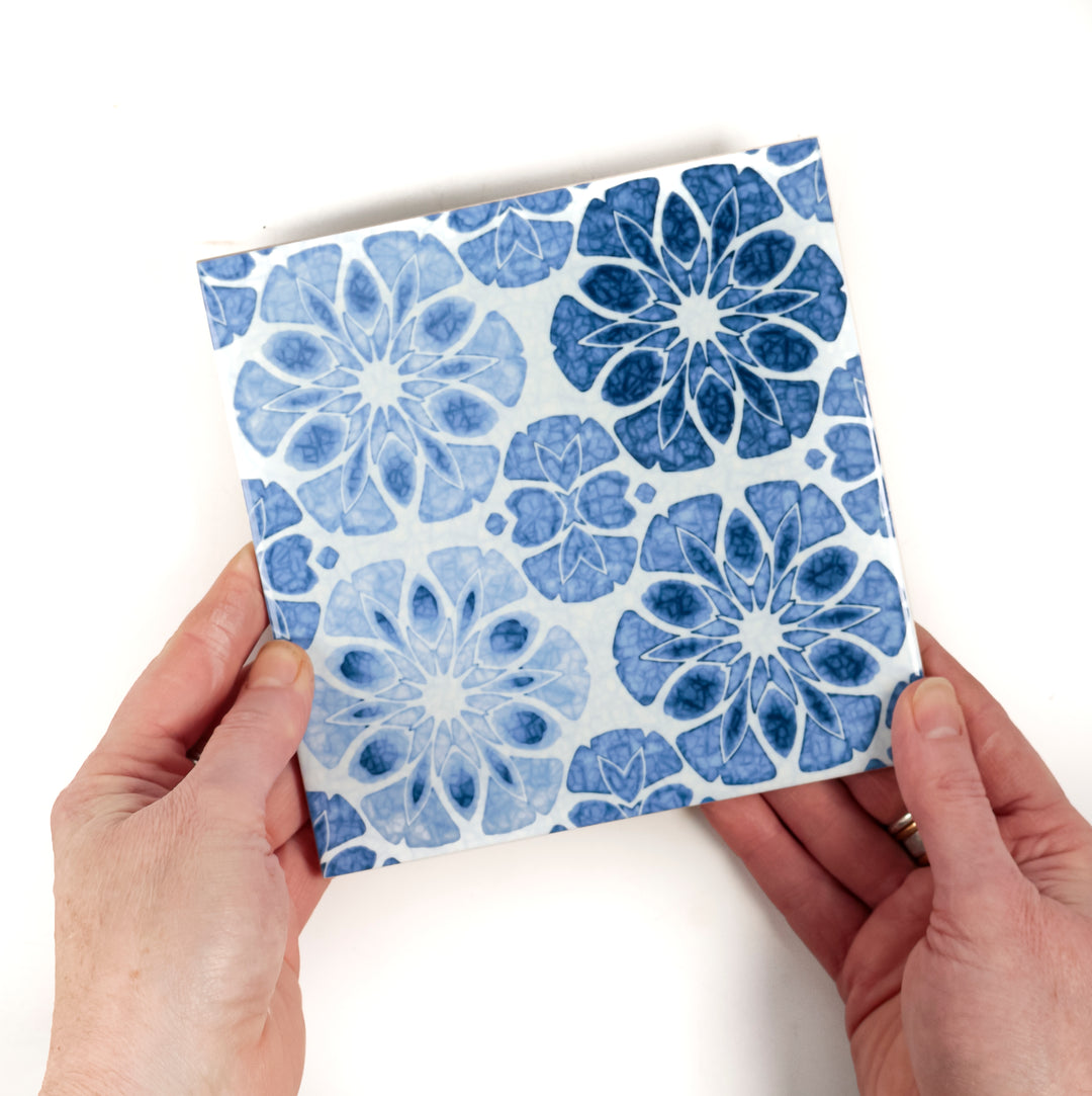 Vintage Denim Patchwork Tiles
