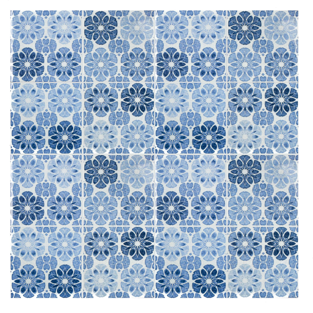 Vintage Denim Patchwork Tiles