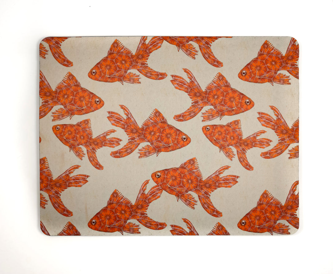 SALE SECOND Goldfish Large Pet Food Mat