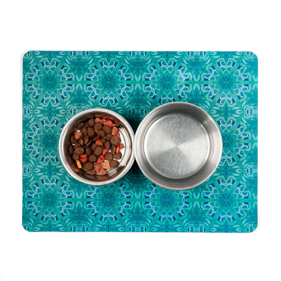 Agapanthus Pet Food Mat