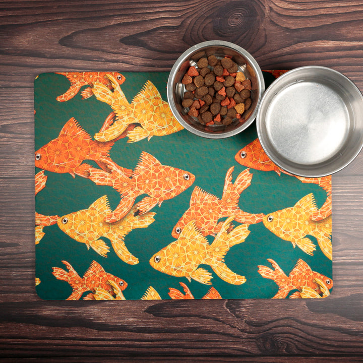 Goldfish Large Pet Food Mat