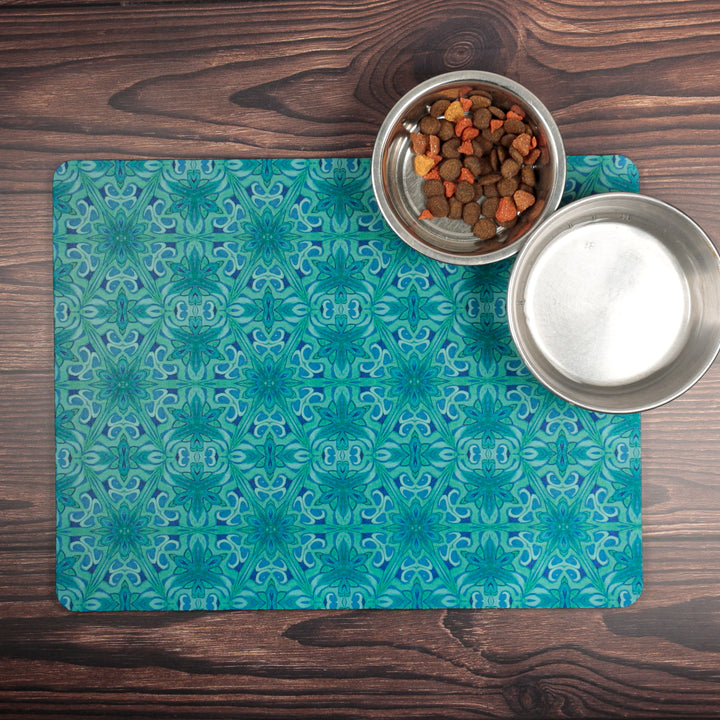 Agapanthus Pet Food Mat