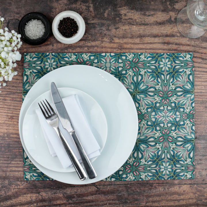 Flourishing Garden Fabric Placemat