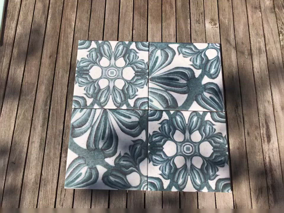 Hedera Tiles -  FIRED INK Version