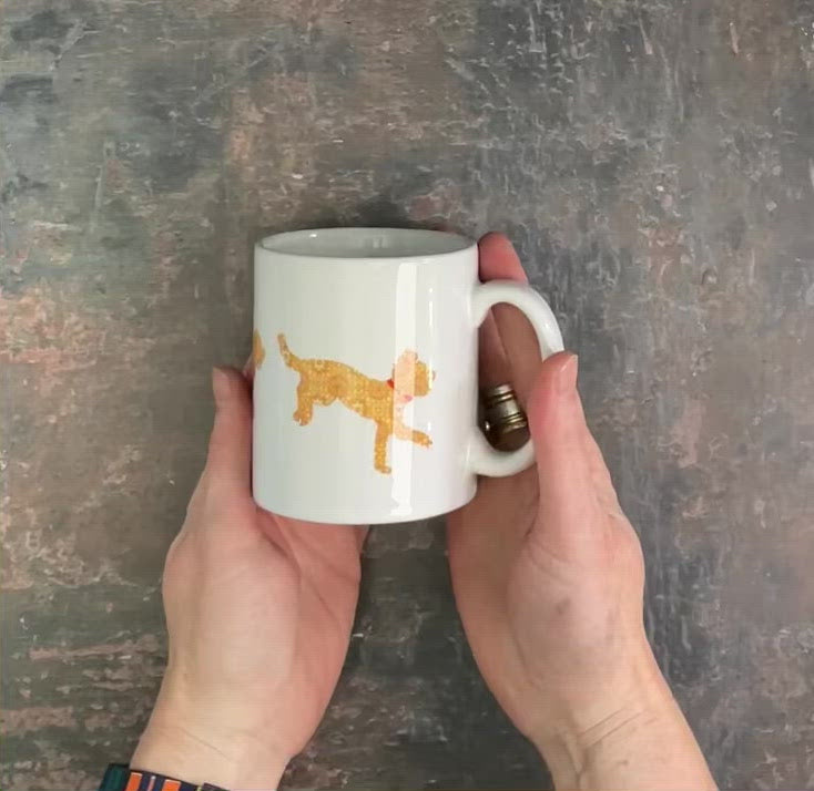 Cockapoo mug - Golden