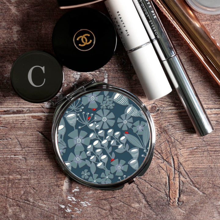Ladybird Compact Folding Mirror and Lens Cloth