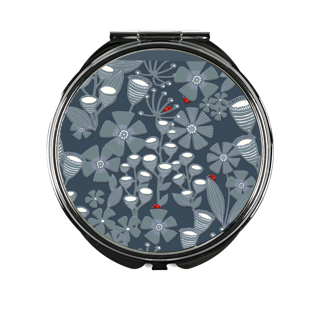 Ladybird Compact Folding Mirror and Lens Cloth
