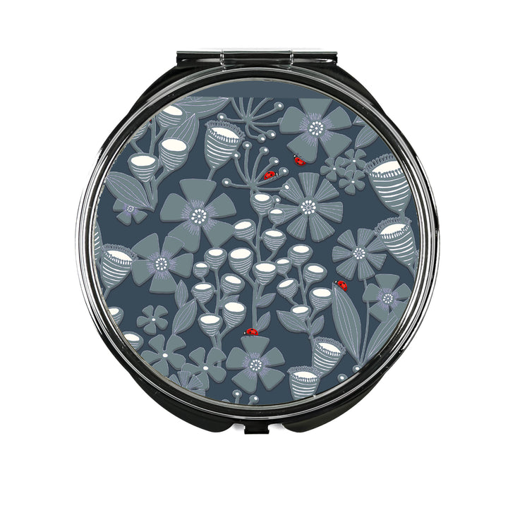 Ladybird Compact Folding Mirror and Lens Cloth