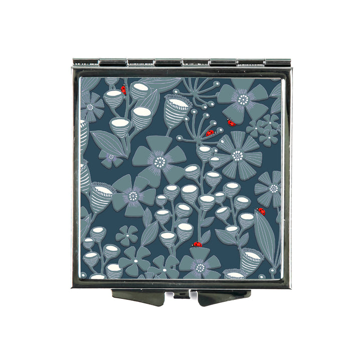 Ladybird Compact Folding Mirror and Lens Cloth