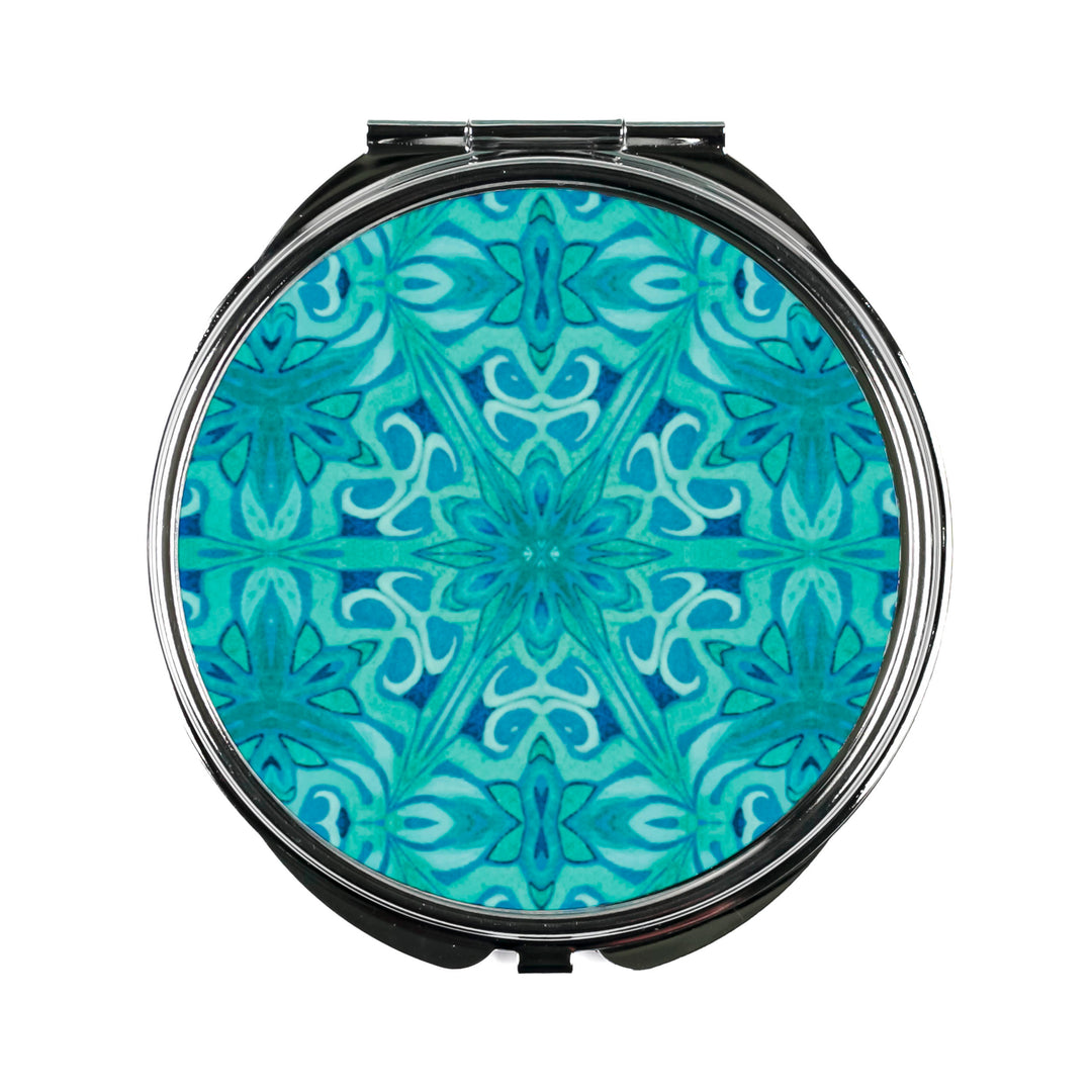 Agapanthus Arts &amp; Crafts Compact Folding Mirror