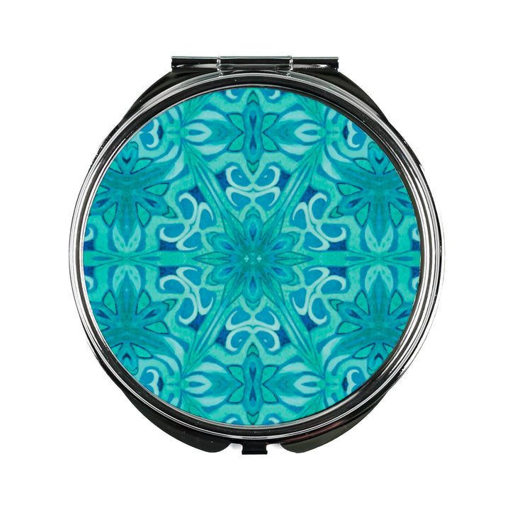 Agapanthus Arts &amp; Crafts Compact Folding Mirror