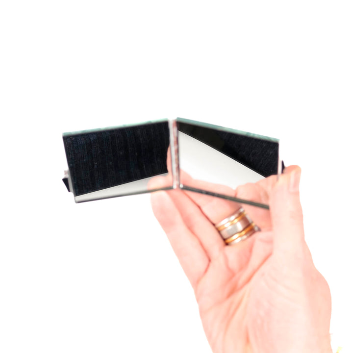 Ladybird Compact Folding Mirror and Lens Cloth