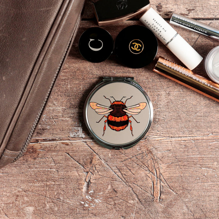 Bumblebee Compact Folding Mirror and Lens Cloth