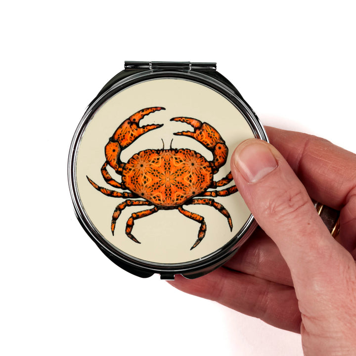 Crab Compact Folding Mirror and Lens Cloth