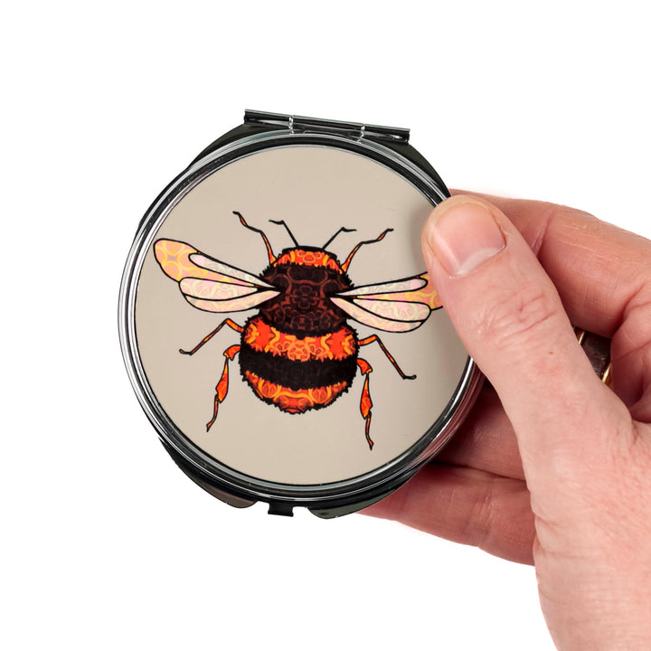 Bumblebee Compact Folding Mirror and Lens Cloth