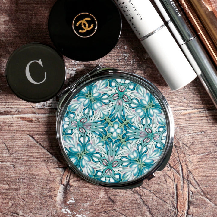 Flourishing Garden Compact Folding Mirror