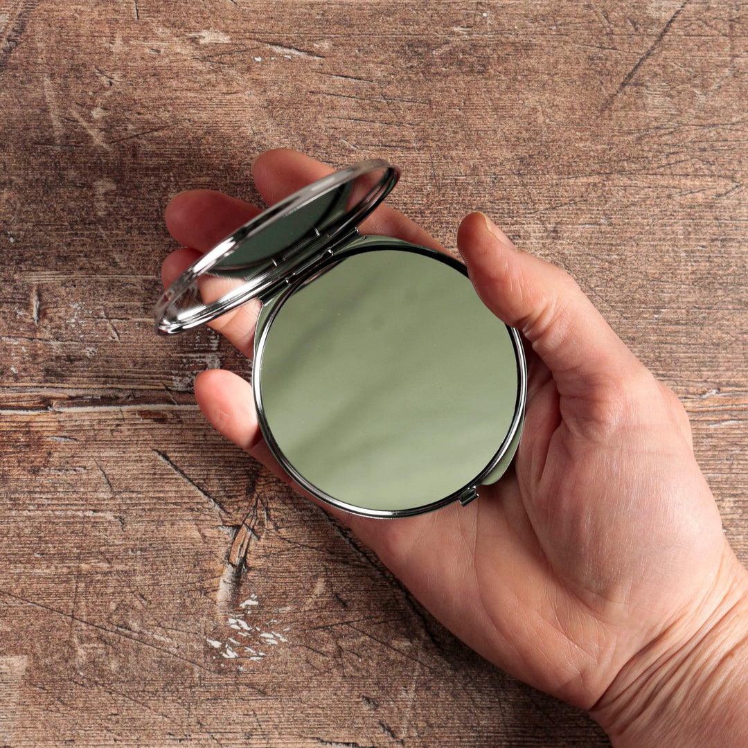 Compact Folding Mirror - Seedheads