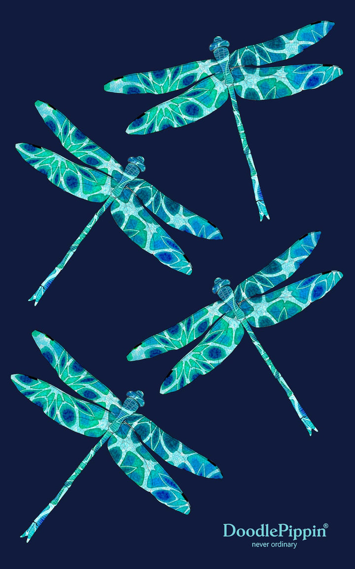 Dragonfly tea towel - 100% Cotton