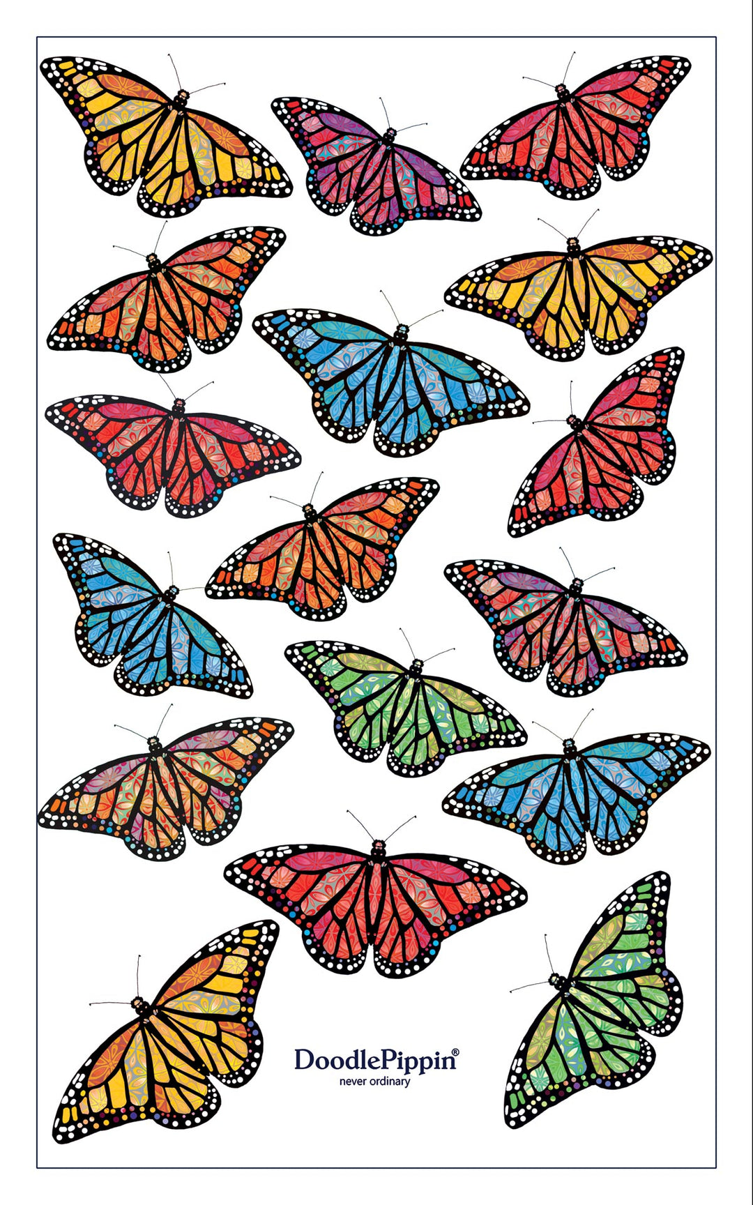 Sale | Butterfly tea towel - 100% Cotton