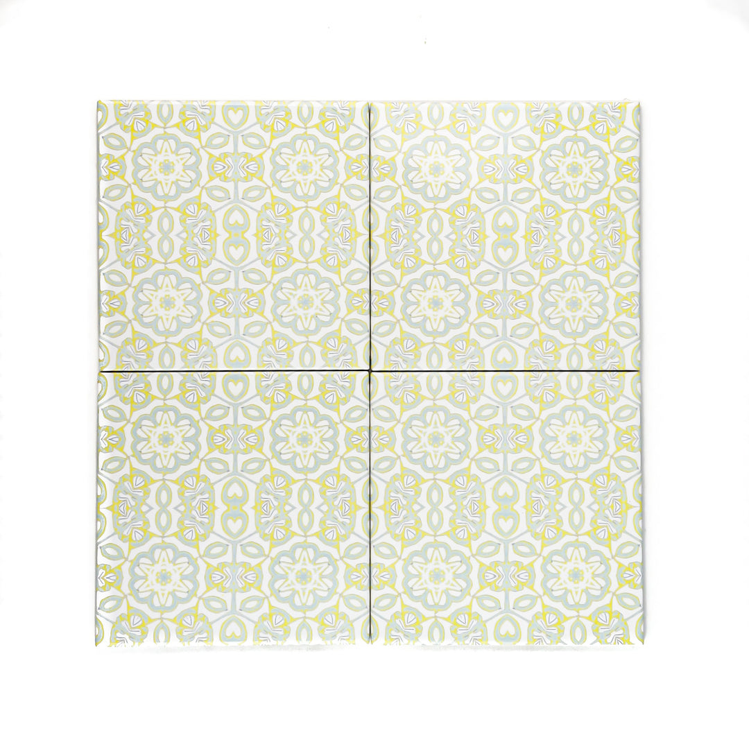 Elizabethan Tiles -  FIRED INK Version