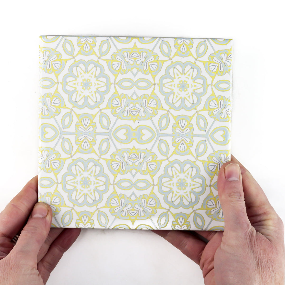 Elizabethan Tiles -  FIRED INK Version