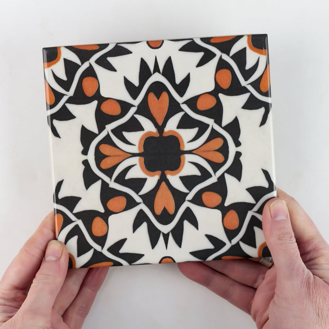 Aztec Tile -  FIRED INK Version