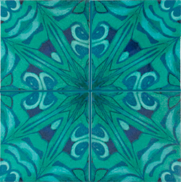 Agapanthus section tiles