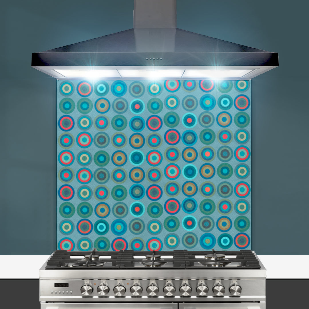 Abstract Circles Kitchen Splashback