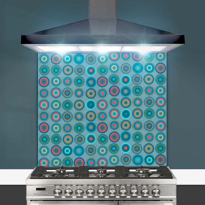 Abstract Circles Kitchen Splashback