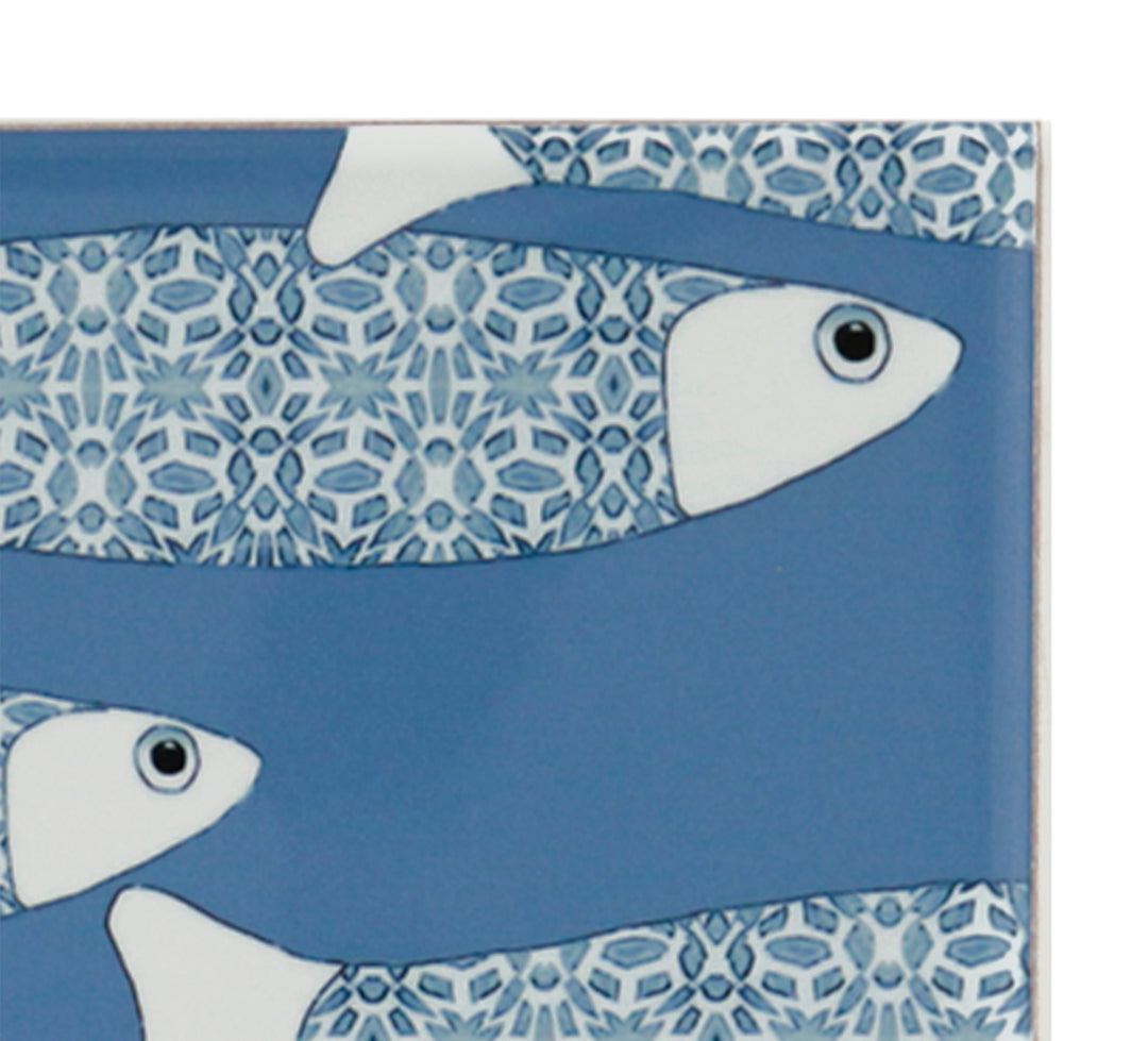 Ocean Shoal tile - Large Scale - Sky Blue