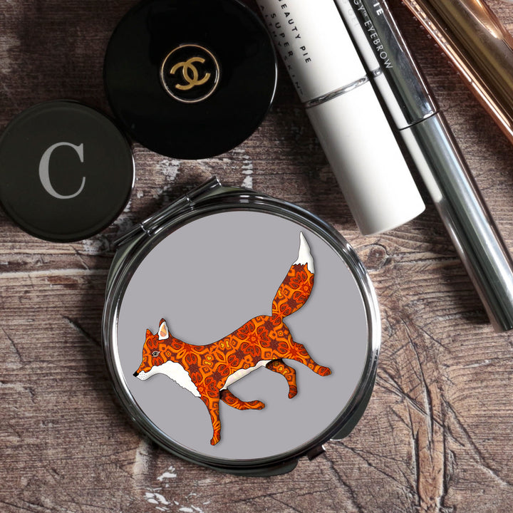 Red Fox Folding Mirror and Lens Cloth