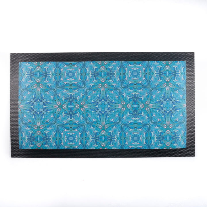 William Morris Blue Pet Food Placemat