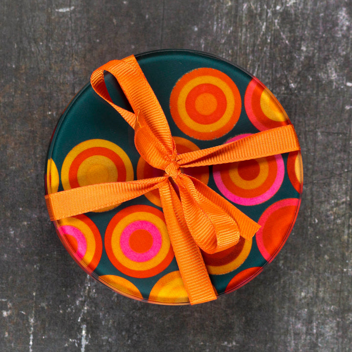 Hot Circles Coaster Set