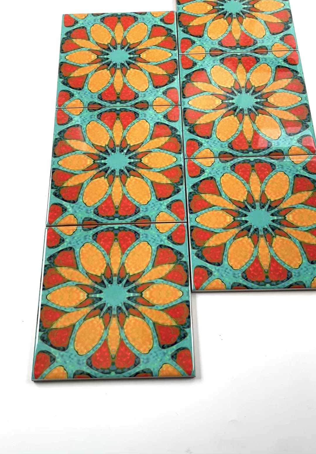 Moroccan Flower Tile - single flower version