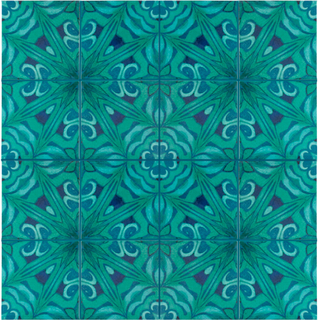 Agapanthus section tiles