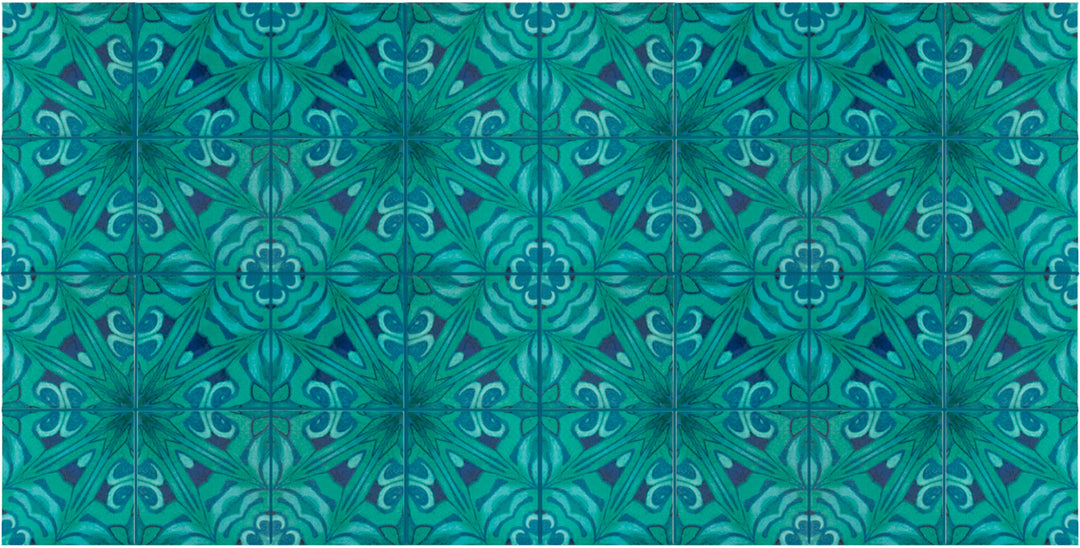 Agapanthus section tiles