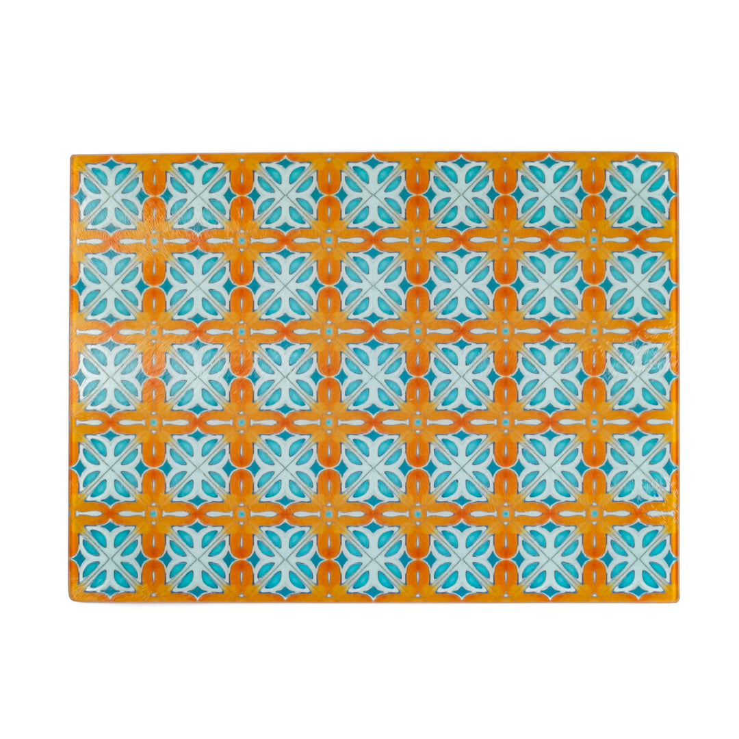 Orange Blue Alhambra Chopping Board