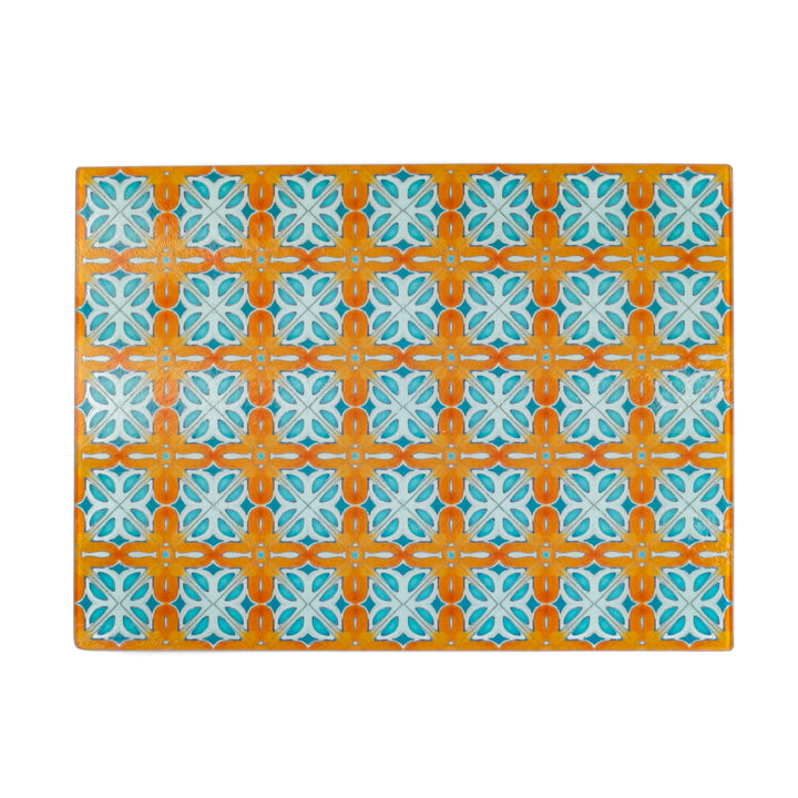Orange Blue Alhambra Chopping Board