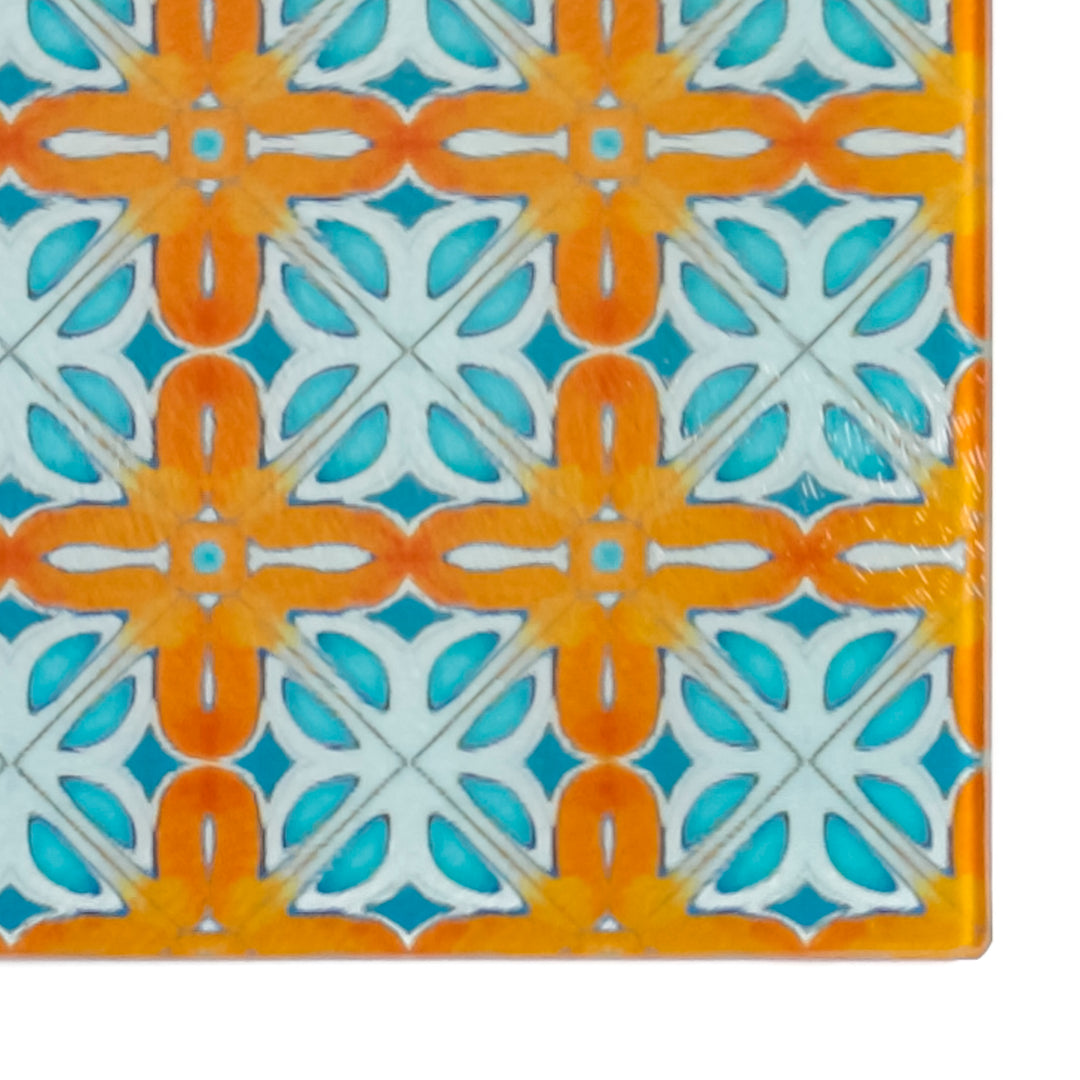Orange Blue Alhambra Chopping Board