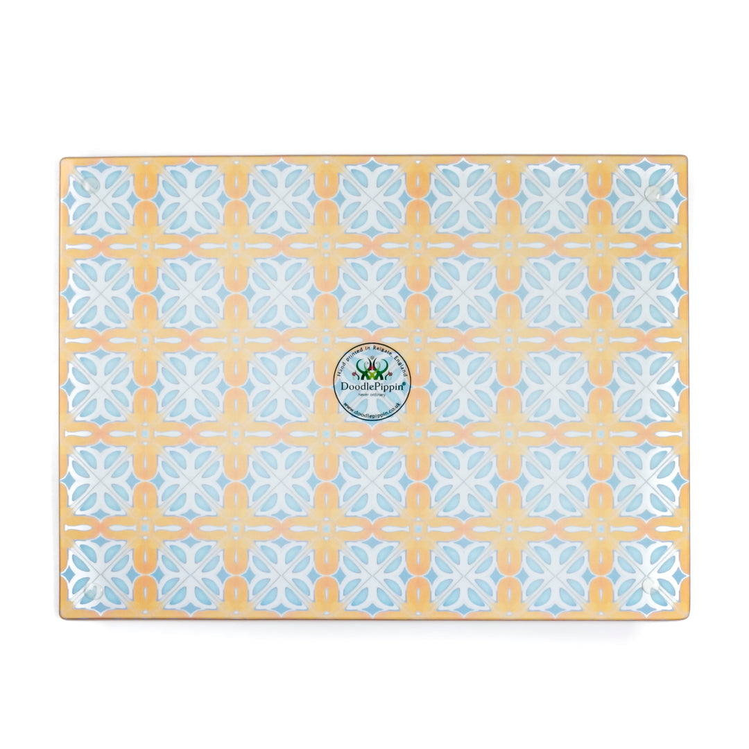 Orange Blue Alhambra Chopping Board