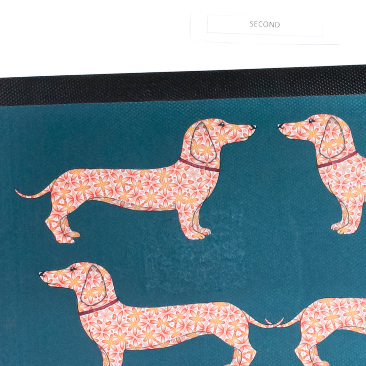 SALE Second - Dachshunds - Pet Food Placemat
