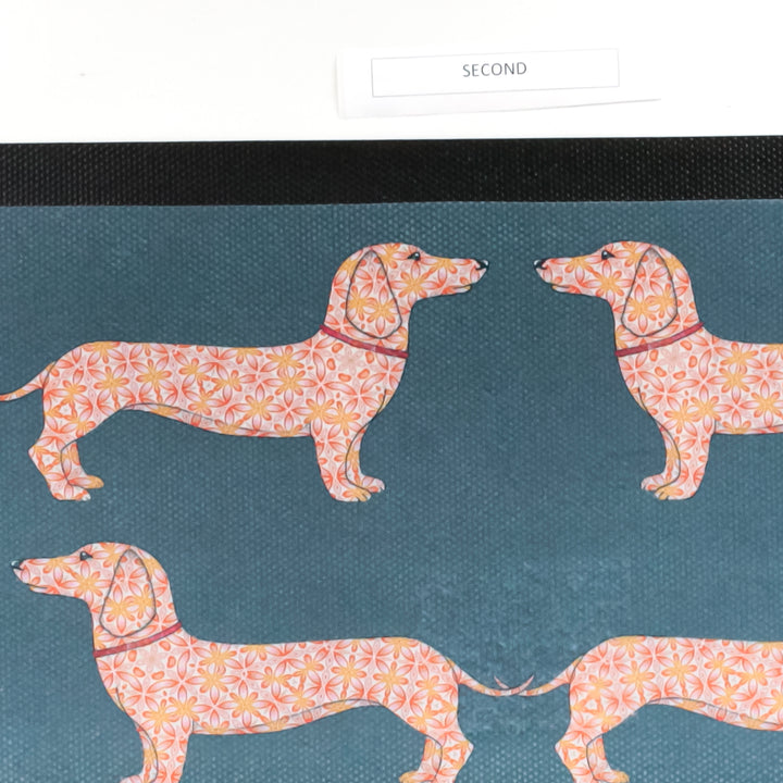 SALE Second - Dachshunds - Pet Food Placemat