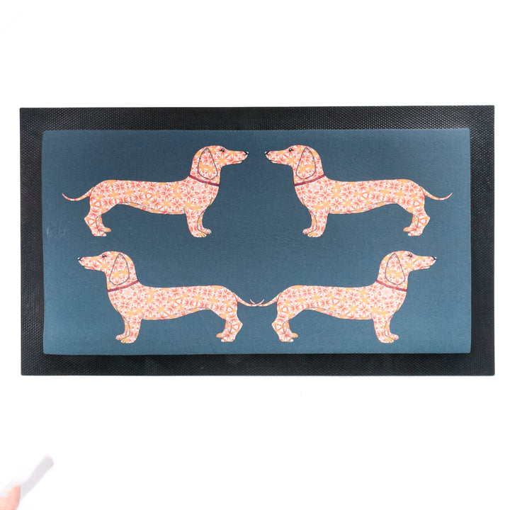 SALE Second: Dachshund Pet Food Mat